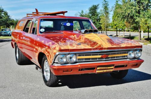 1966 Chevrolet Chevelle 1 of and kind Super Charged and runs sweet.